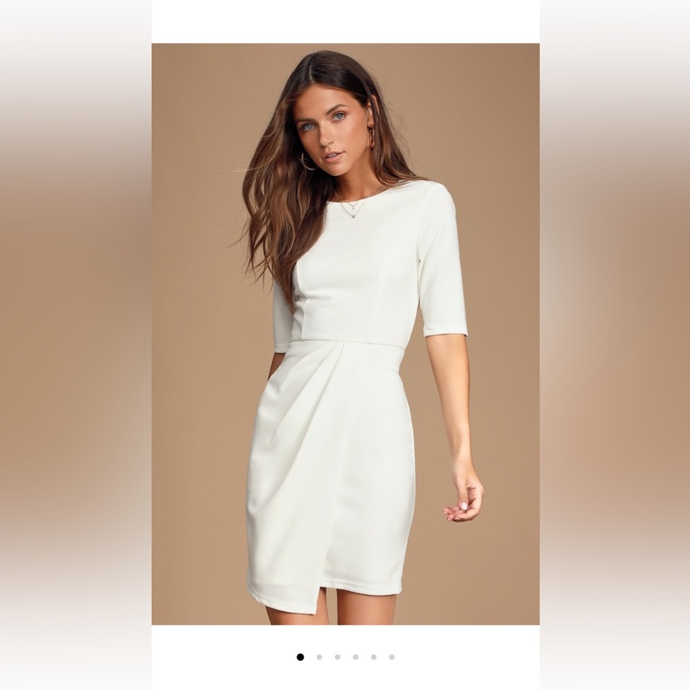Lulu’s White mini dress